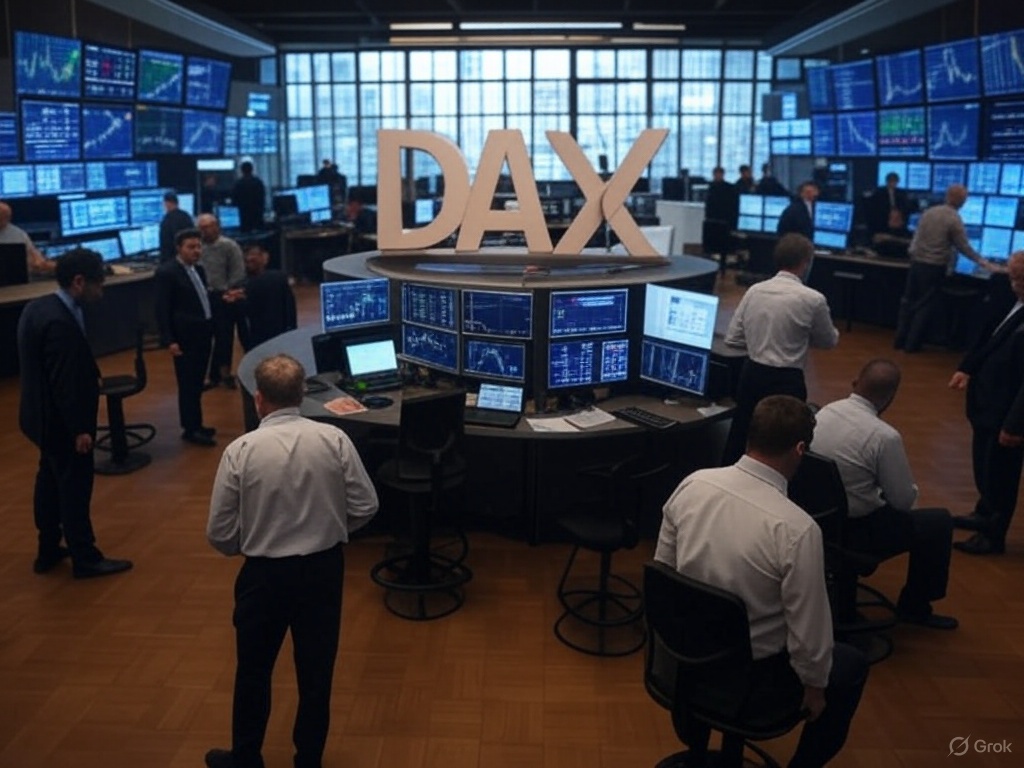 dax rallies on defense stocks