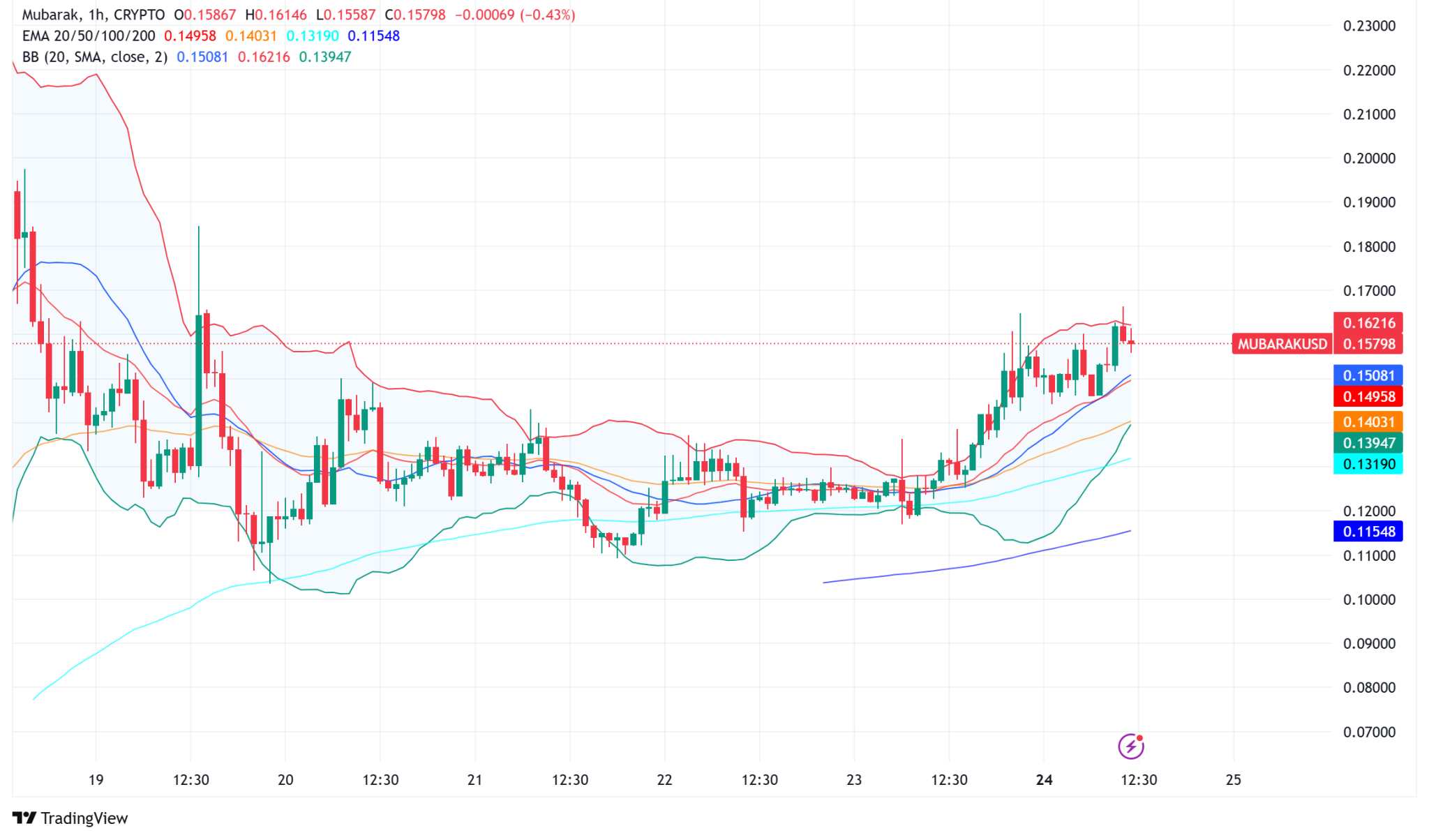 Mubarak Token Price Analysis