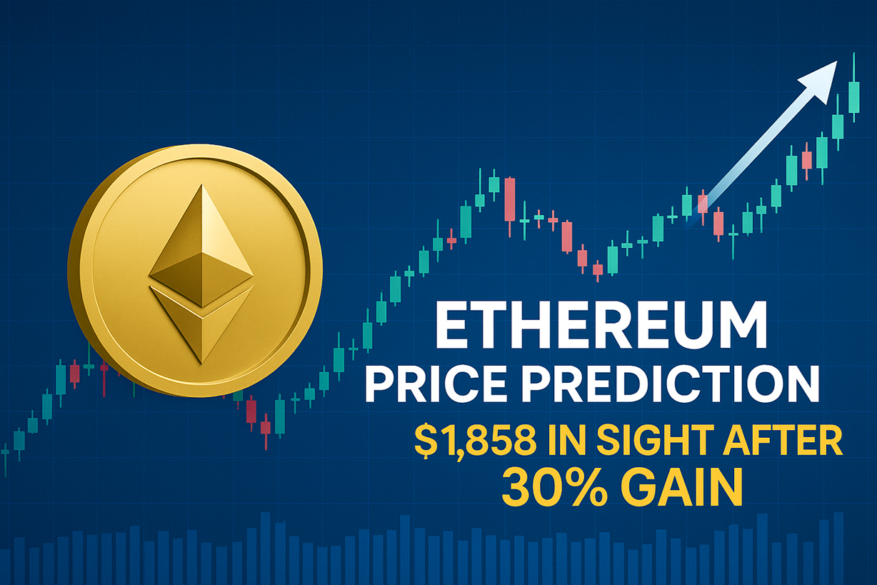 Ethereum Price Prediction Heats Up—$1,858 in Sight After 30% Gain