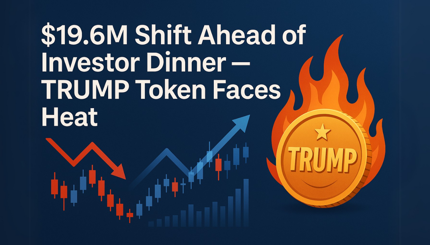 $19.6M Shift Ahead of Investor Dinner—TRUMP Token Faces Heat
