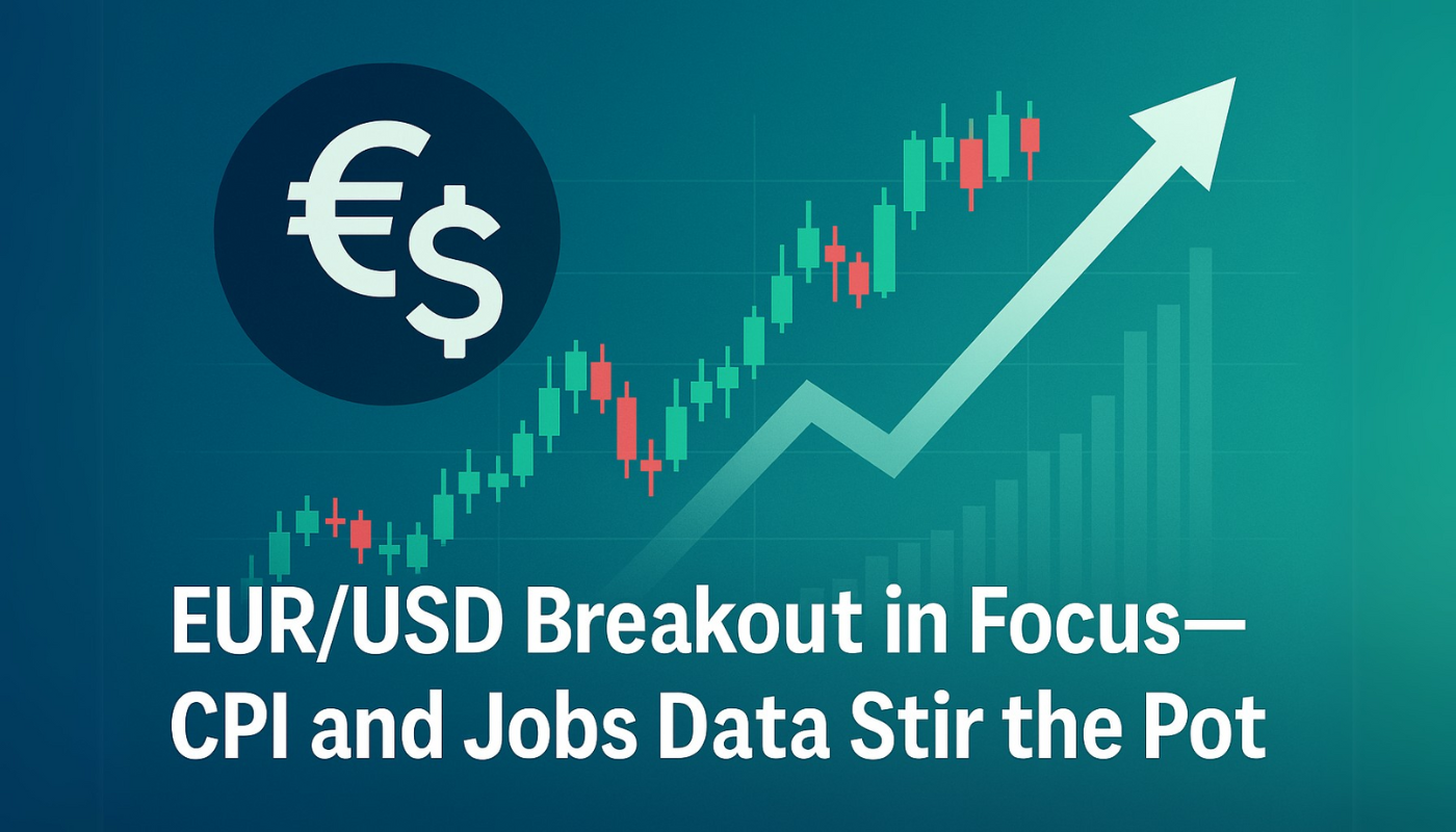 EUR/USD Breakout in Focus—CPI and Jobs Data Stir the Pot