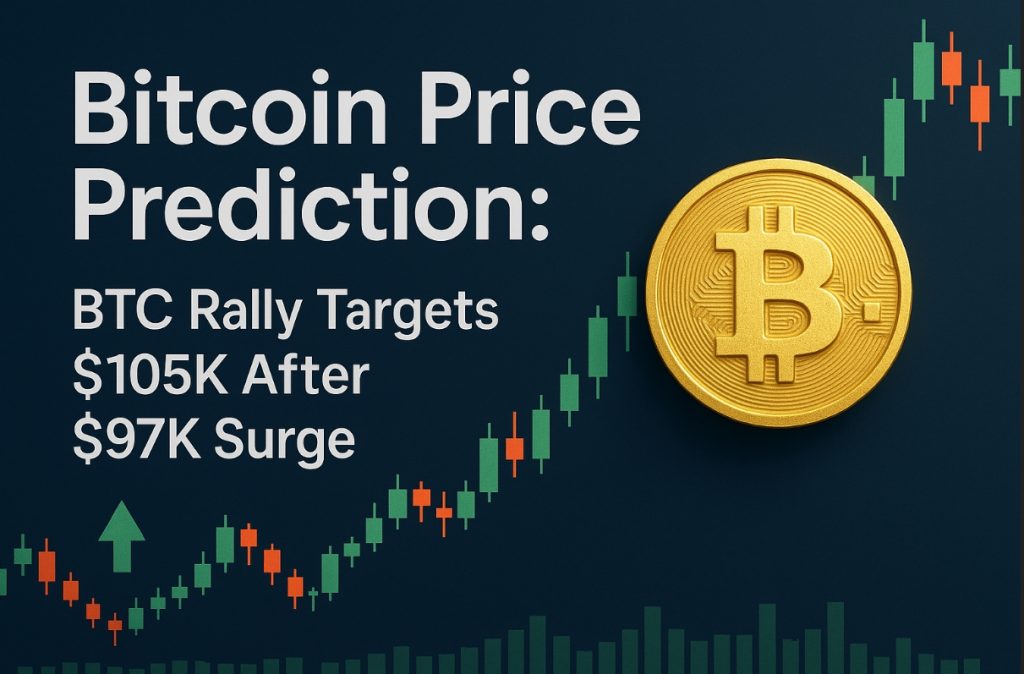 Bitcoin Price Prediction: BTC Rally Targets $105K After $97K Surge