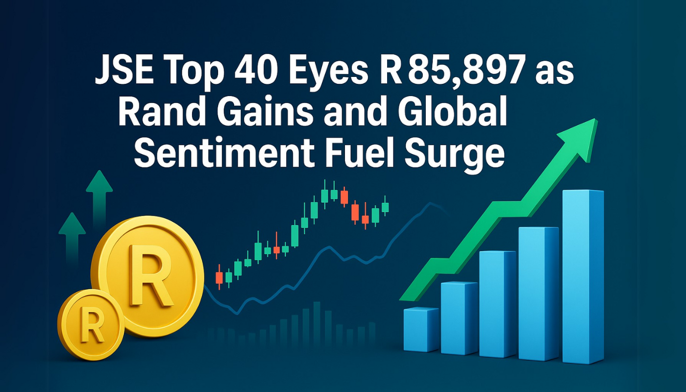 JSE Top 40 Eyes R85,897 as Rand Gains and Global Sentiment Fuel Surge
