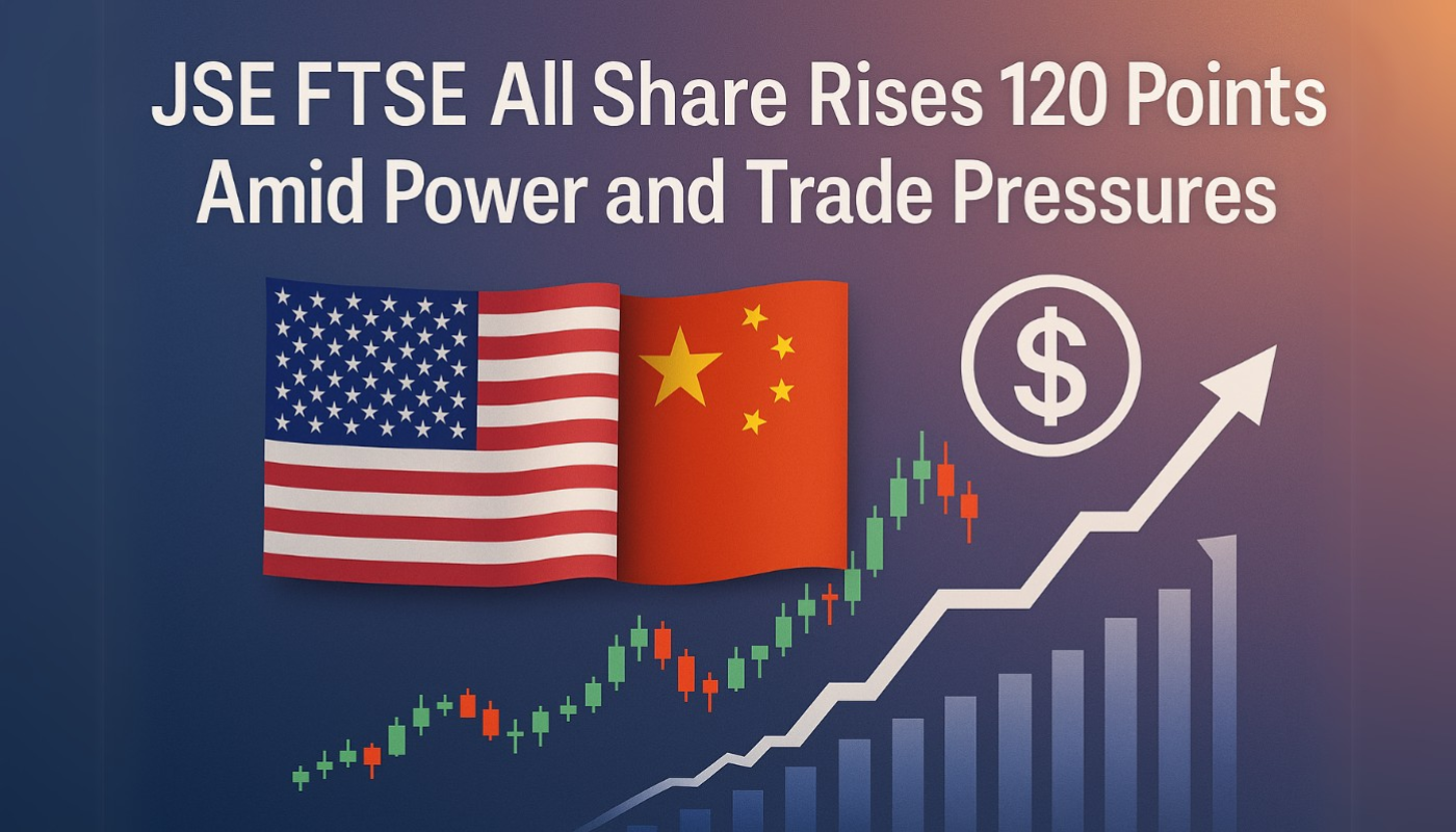 JSE FTSE All Share Rises 120 Points Amid Power and Trade Pressures