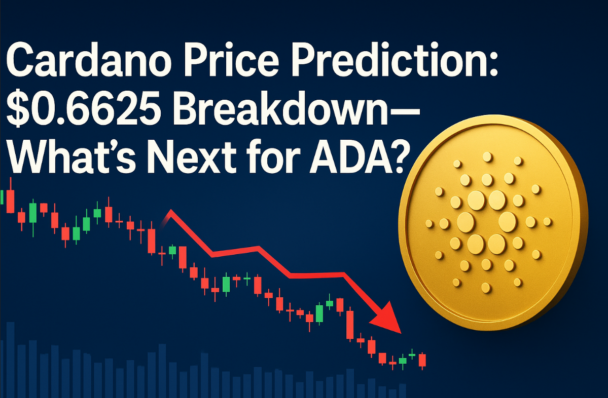 Cardano Price Prediction: $0.6625 Breakdown—What’s Next for ADA?