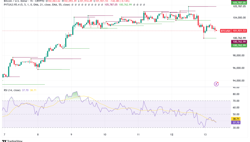 Bitcoin Hovers at $102K as Market Eyes CPI Data After $106K Rejection